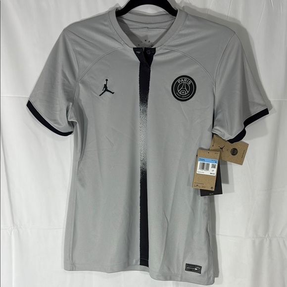 Gray Jordan Women’s Paris Saint Germain Jersey Size M - Picture 1 of 8